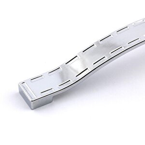 Akasya Kulp Mobilya Mutfak Dolabı Çekmece Dolap Kulpları Kapak Kulpu Kulbu Krom Renk 128 Mm Metal