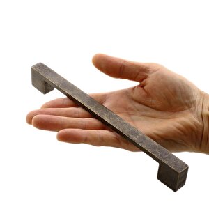 Volkan 192 Mm Eskitme Antik Sarı Metal Mobilya Mutfak Çekmece Dolap Dolabı Kulpu Kulbu Kulpları
