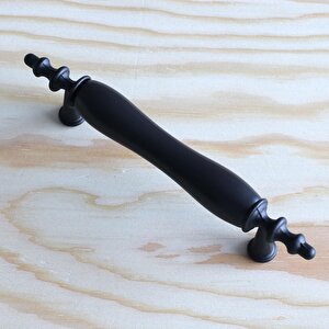 Gerçek Porselen Siyah 128 Mm Kulp Mobilya Mutfak Kulplar Dolabı Çekmece Kulbu Dolap Kapak Kulpu