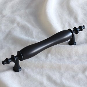 Gerçek Porselen Siyah 128 Mm Kulp Mobilya Mutfak Kulplar Dolabı Çekmece Kulbu Dolap Kapak Kulpu