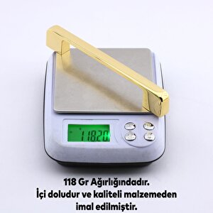 Arel Kulp Mobilya Mutfak Dolabı Çekmece Dolap Kulpları Kapak Kulpu Kulbu Gold Altın 128 Mm Metal