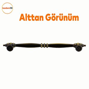 Petek Mobilya Mutfak Dolabı Çekmece Dolap Kapak Kulpu Düz Metal Kulp Kulpu 160 Mm Antik Sarı