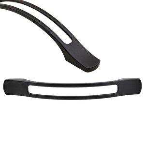 Aslı Mobilya Dolap Kapak Çekmece Kulpu Mat Siyah 128 Mm Metal Kulp