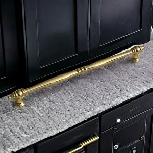 Petek Lüx 224 Mm Gold Altın Mobilya Mutfak Dolabı Çekmece Dolap Kulpu Kulpları Kulp Kulbu Metal