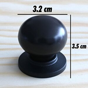 Gerçek Porselen Mat Siyah Kulp Mobilya Mutfak Dolabı Çekmece Dolap Kulpları Kapak Kulpu Kulbu Düğme