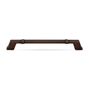 Passage Çekmece Dolap Kapak Kulpu 192 Mm Antik Bakır Metal Kulp