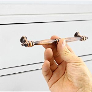 Petek Düz Metal 160 Mm Eskitme Antik Bakır Mobilya Mutfak Çekmece Dolap Dolabı Kulpu Kulbu Kulpları