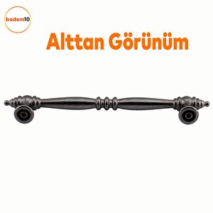 Petek Lüx Mobilya Mutfak Çekmece Dolabı Dolap Kapak Kulpu Kulbu Metal Kulp Kulpu 128 Mm Füme