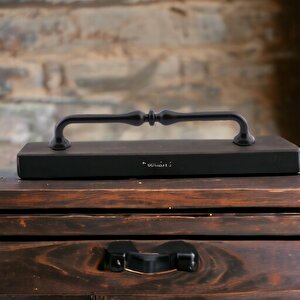 Yayık Kulp Mobilya Mutfak Dolabı Çekmece Dolap Kulpları Kapak Kulpu Kulbu Siyah 160 Mm Metal