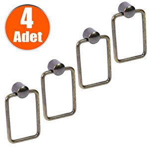 Sarkaç Eskitme Antik Sarı (4 Adet) Mobilya Mutfak Çekmece Dolap Dolabı Kapak Kulpu Kulbu Kulpları