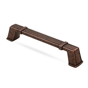Passage (128 Mm-12.8 Cm) Eskitme Antik Bakır Metal Mobilya Mutfak Dolabı Dolap Kulpu Kulbu Kulpları
