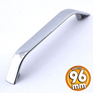 Alara Kulp Mobilya Mutfak Dolabı Çekmece Dolap Kulpları Kapak Kulpu Kulbu Krom Renk 96 Mm Metal