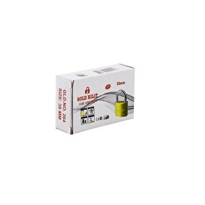 Gold Kilit Döküm Sarı Asma Kilit 50 Mm