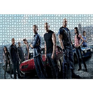 Fast And Furious Paul Walker Hızlı Yaşa Genç Öl Puzzle Yapboz Mdf Ahşap 1000 Parça