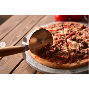Bambum B0594 Maya Pizza Dilimleyici Servis Seti - Pizza Kesme Bıçağı