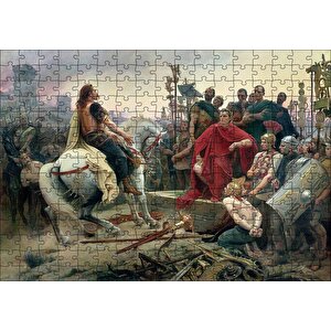 Vercingetorix Jül Sezar'a Meydan Okuyor Puzzle Yapboz Mdf Ahşap 255 Parça