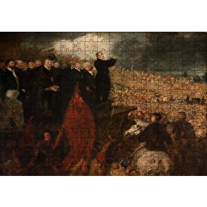 Birmingham Siyasi Birlik Mitingi Puzzle Yapboz Mdf Ahşap 255 Parça