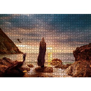 Günbatımı Daenerys Targaryen Puzzle Yapboz Mdf Ahşap 1000 Parça
