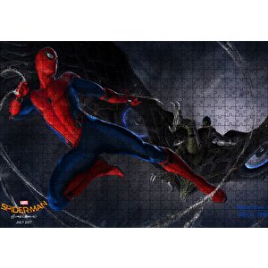 Spiderman Eve Dönüş Kompozisyon Puzzle Yapboz Mdf Ahşap 500 Parça