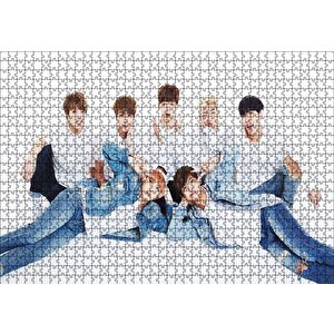Bts Kore Pop Kot Şıklığı Puzzle Yapboz Mdf Ahşap 1000 Parça