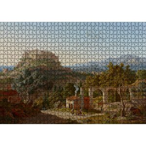 Massa Di Carrara Kalesi Puzzle Yapboz Mdf Ahşap 1000 Parça