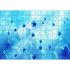 Kimya Sunum Temaları Görseli Puzzle Yapboz Mdf Ahşap 120 Parça