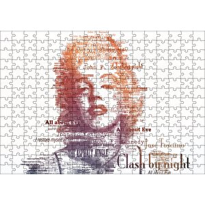 Saç Tasarımı Görseli Puzzle Yapboz Mdf Ahşap 255 Parça