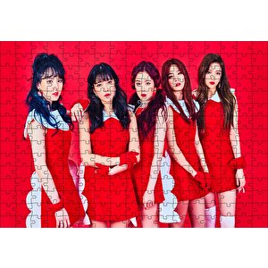 Black Pink Kore Pop Hizmetçi Üniformalı Puzzle Yapboz Mdf Ahşap 255 Parça