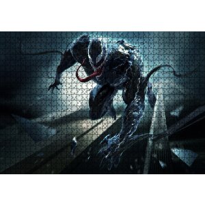 Venom Blur Artwork Puzzle Yapboz Mdf Ahşap 1000 Parça