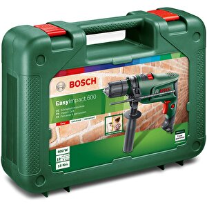Bosch Darbeli Matkap 600 Watt + Bosch 103 Parça Matkap Ucu Vidalama Ucu Panç  Lokma Ucu Freze