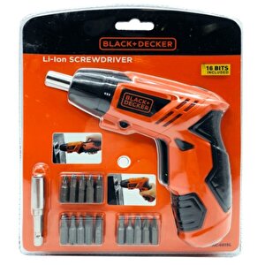 Black&decker Akülü Vidalama Şarjlı Tornavida Şarjlı Vidalama + 25 Parça Vidalama Ucu