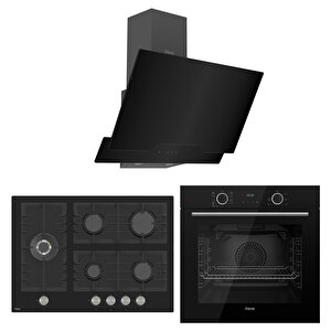 Ferre Fryart Bl Modüler Serisi Siyah Ankastre Cam Set (d063 + Bl135 + Xe63cs)
