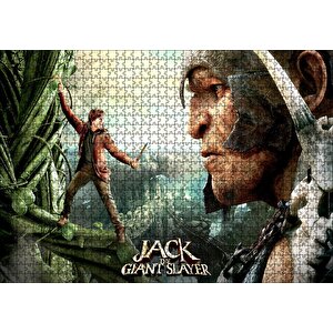 Dev Avcısı Jack Puzzle Yapboz Mdf Ahşap 1000 Parça