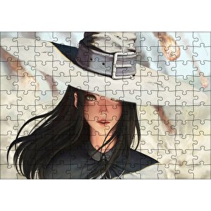 Dev Şapkalı Anime Karakteri Göktaşları Arka Plan Puzzle Yapboz Mdf Ahşap 120 Parça