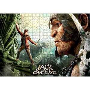 Dev Avcısı Jack Puzzle Yapboz Mdf Ahşap 500 Parça