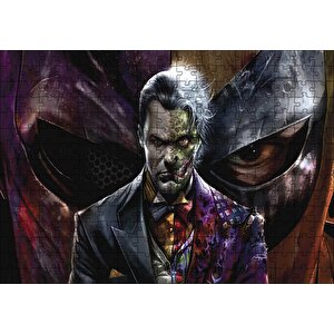 Cakapuzzle  İki Yüzlü Joker Görseli Puzzle Yapboz Mdf Ahşap