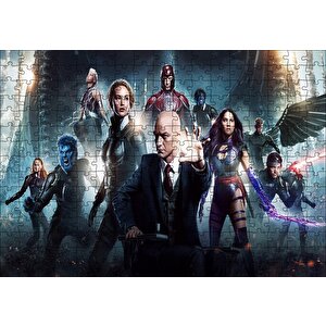 X Men Ekip Puzzle Yapboz Mdf Ahşap 255 Parça