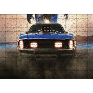 Transformers Bumblebee Dropkick Puzzle Yapboz Mdf Ahşap 255 Parça