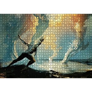 Norrath İntikamcı Tanrıların Efsaneleri Görseli Puzzle Yapboz Mdf Ahşap 1000 Parça
