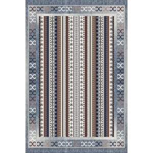 Klasik Gri Salon&oturma Odası Yolluk&yatak Odası Dijital Baskılı Makinede Yıkanabilir Kaymaz Taban Saçaklı Halı Hk005 100x150 cm