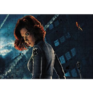 Cakapuzzle  Scarlett Johansson Profil Puzzle Yapboz Mdf Ahşap