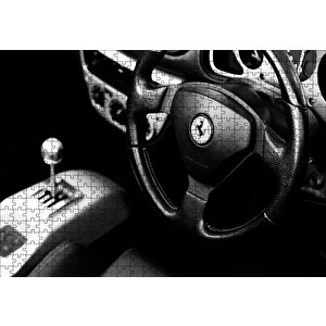 Ferrari Direksiyon Puzzle Yapboz Mdf Ahşap 500 Parça