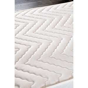 Luna Baza Başlık Yatak Takımı 100x200 Cm Tek Kişilik Ortopedik Set Sağlamlaştırılmış Sandıklı Baza