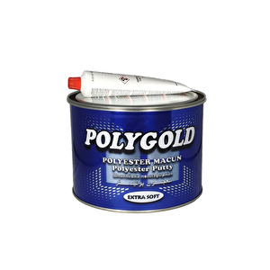 Polygold Galvaniz Polyester Macun Extra Soft Çelik Macun Kaporta Macunu Araç Çelik Macunu 1 Kg