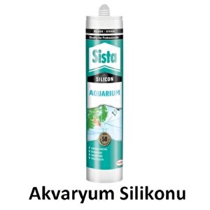 Sista Akvaryum Silikon Şeffaf 310 Ml Aynı Gün Kargo