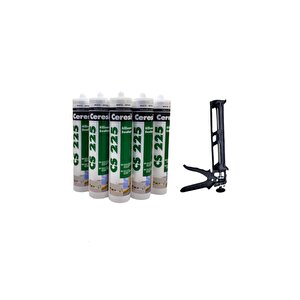 Ceresit Şeffaf Silikon 280 Ml 5'li Set Plastik Silikon Tabancası