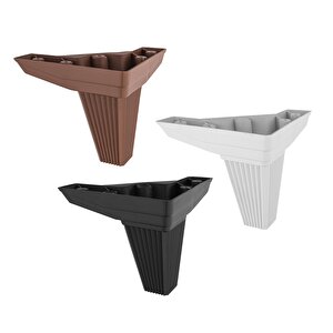 Mobilya Koltuk Ayağı Baza Çekyat Chester Oturma Grubu Tv Ünitesi Komidin Ayağı 12 Cm 8 Adet
