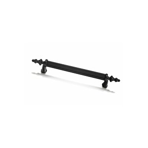 Lüks Ceylan Siyah Çekmece Dolap Kulpları Mobilya Kulp 160 Mm 50 Adet