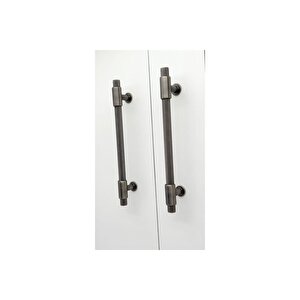 Handles Kulp Mobilya Dolap Mutfak Çekmece Kulpu 158 Mat Skoç Füme 128 Mm  12,8 Cm  2 Adet