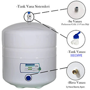 Tank 12lt 3.2 Su Arıtma Cihazı Tankı Tüm Arıtma Cihazları Ile Uyumlu